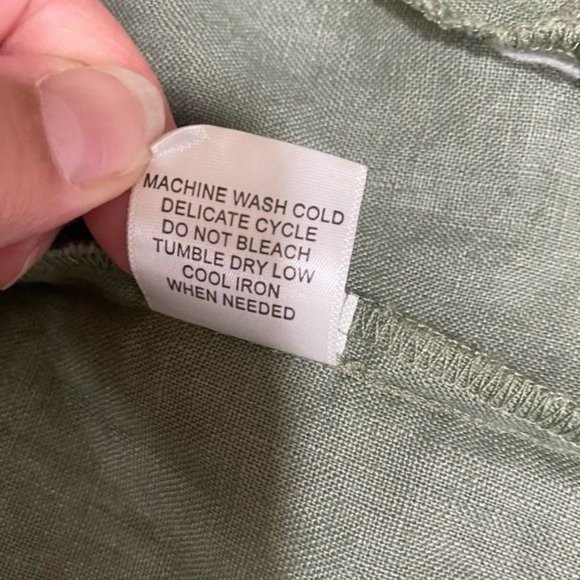 Michael Stars ladies green linen jacket lightweight full zip size XS - Picture 14 of 14